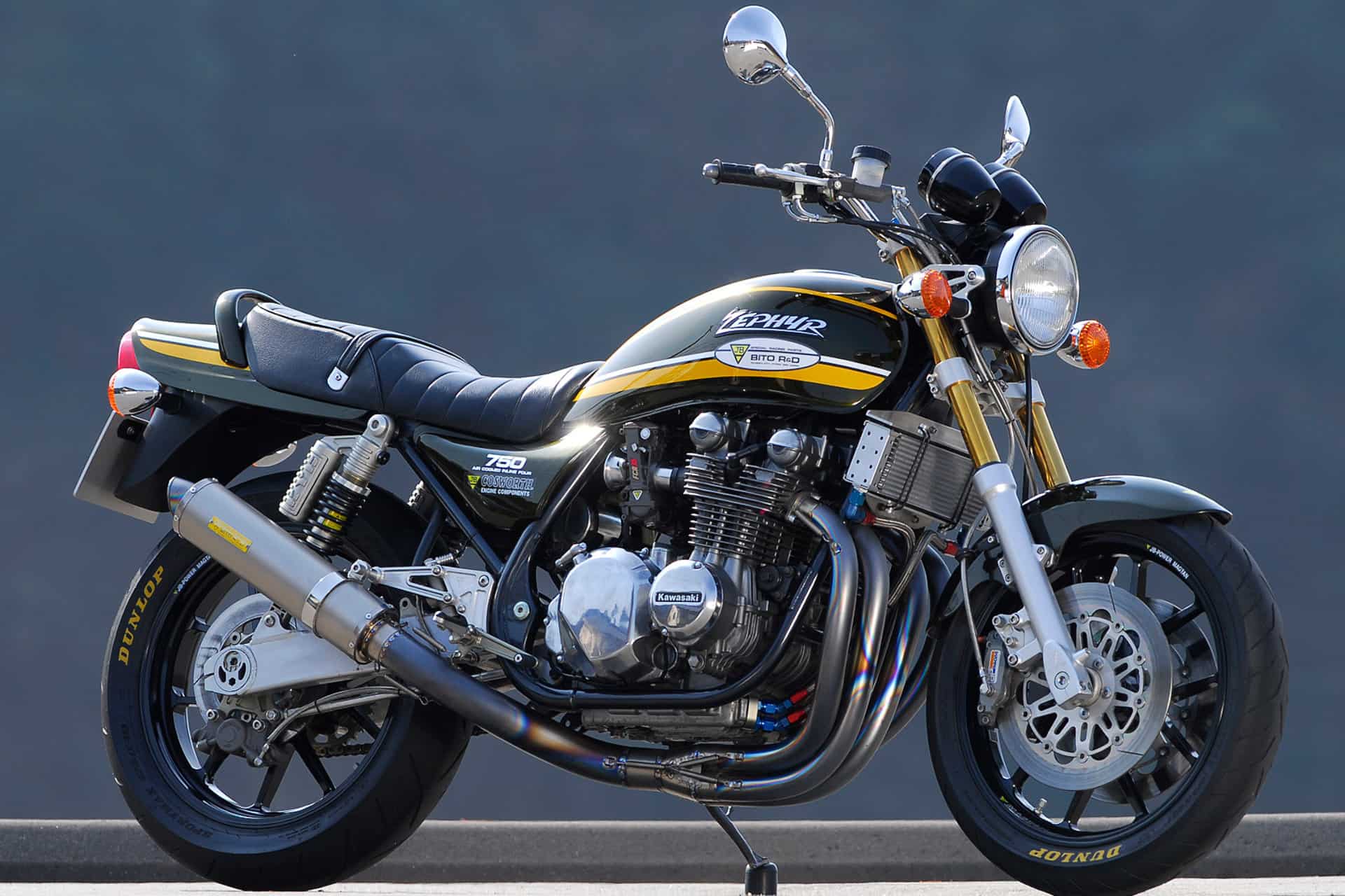 ZEPHYR750_フロントブレーキ_Front_Brake_4POT